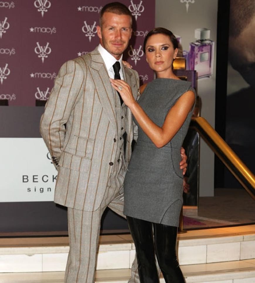 September 2008 in New York. Victoria und David Beckham wollten in den USA ganz groß rauskommen - bisher mit eher mäßigem Erfolg