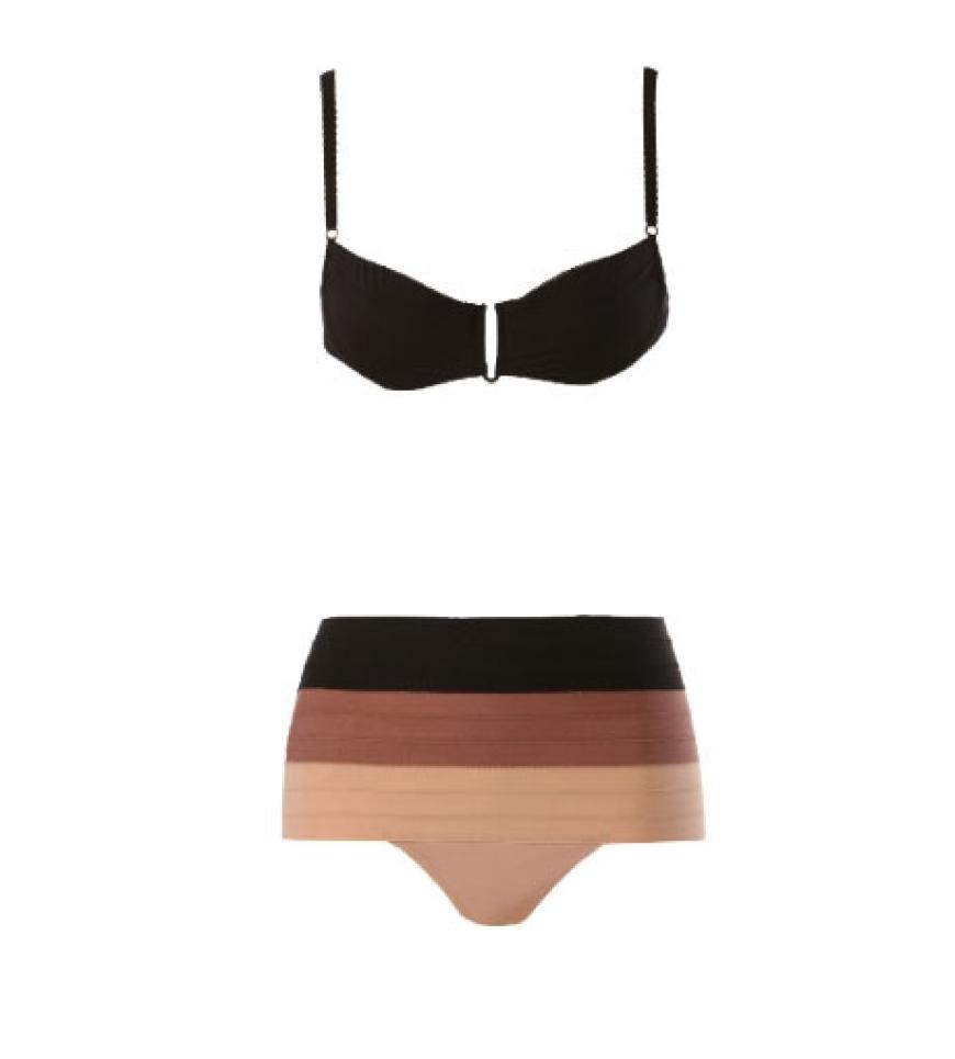 Wäsche in soften Farben von Creme bis Nude wirkt besonders sinnlich.
Figurwunder von La Perla Studio, BH ca. 120 Euro, Taillenslip ca. 80 Euro