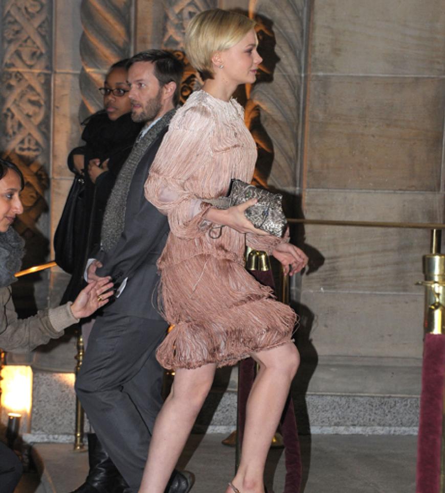Eilt schnell ins Cipriani, dort wo die Gala stattfand: Hollywood-Beauty Carey Mulligan