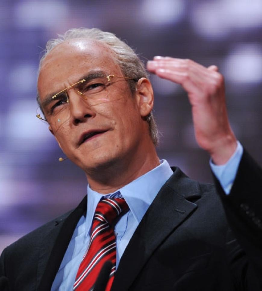 Comedian Matze Knop in seiner Paraderolle als Franz Beckenbauer
