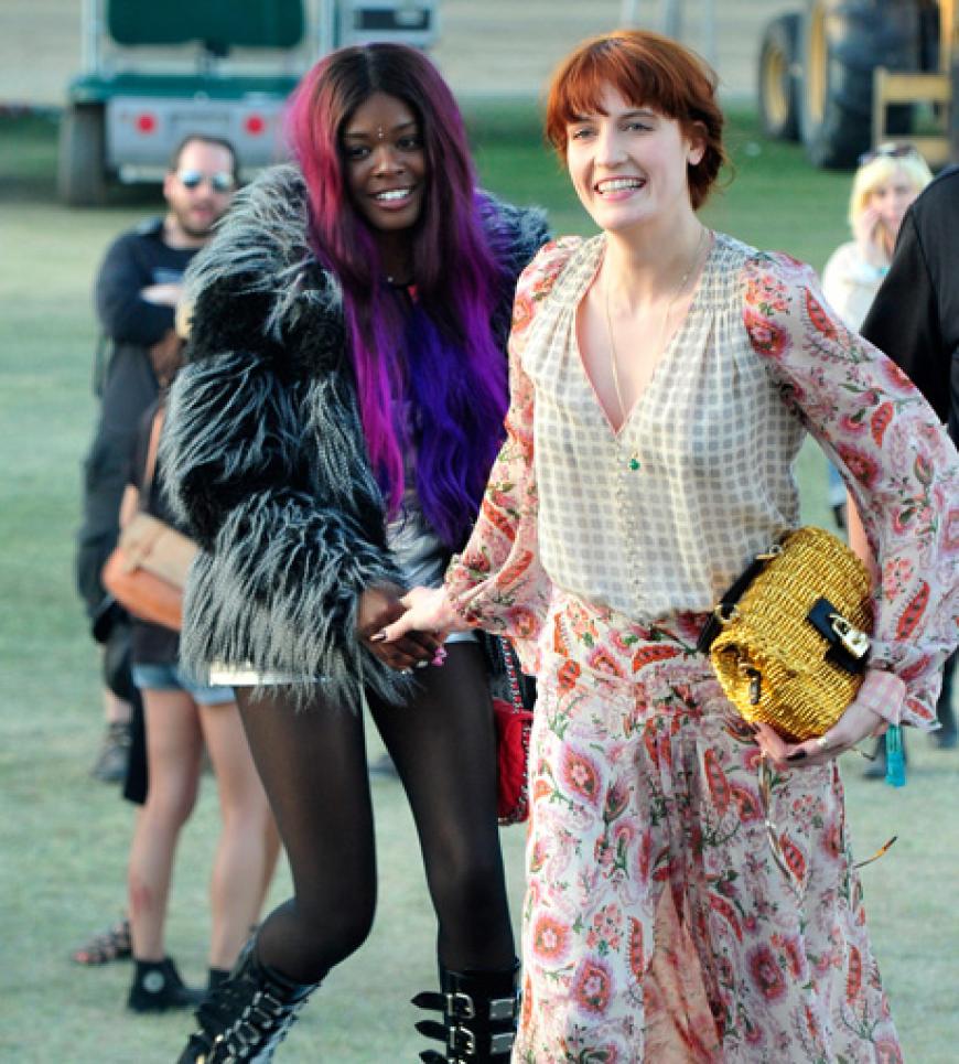 Florence Welch und Azealia Banks