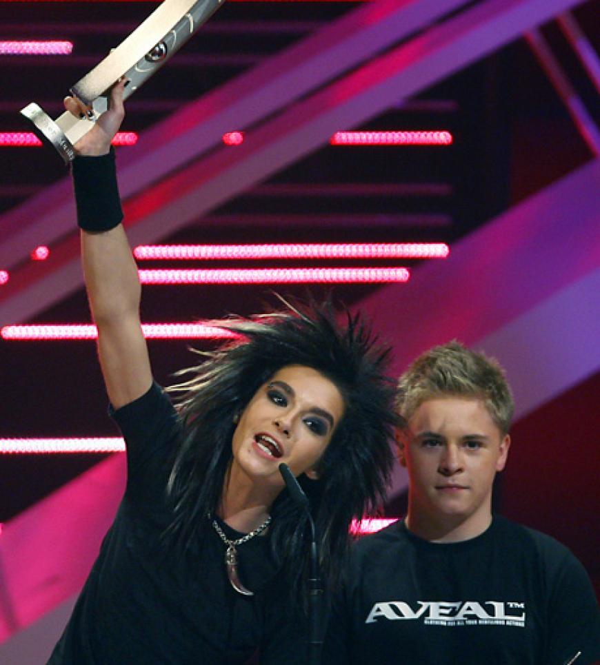 Abräumer: Musikalisch läuft es rund. Bill, Tom, Georg und Gustav nehmen viele wichtige Awards entgegen, wie hier 2007 den