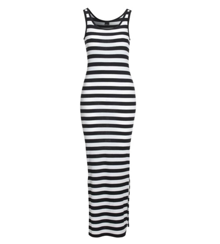 Sommerschnäppchen! Bei diesem Kleid bleibt noch genug Geld für einen großen Eisbecher. Von Gina Tricot, ca. 15 Euro
