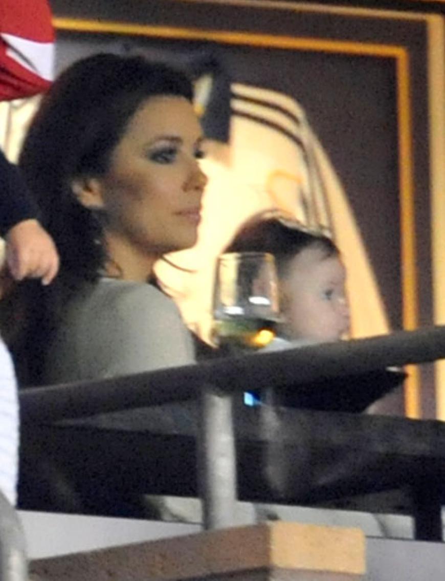 Prominente Babysitterin: Eva Longoria hat Klein-Harper von Anfang an ins Herz geschlossen
