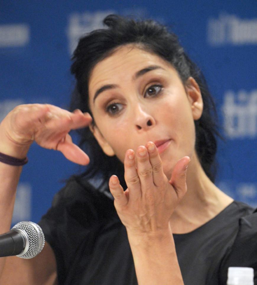 Grimassen-Königin Sarah Silverman auf der