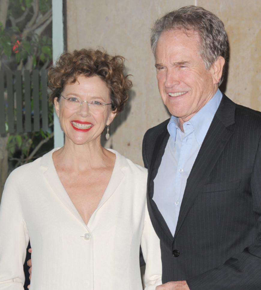 Annette Bening und Warren Beatty, beide amerikanische Schauspieler und glückliches Ehepaar, kamen ebenfalls zur Verleihung