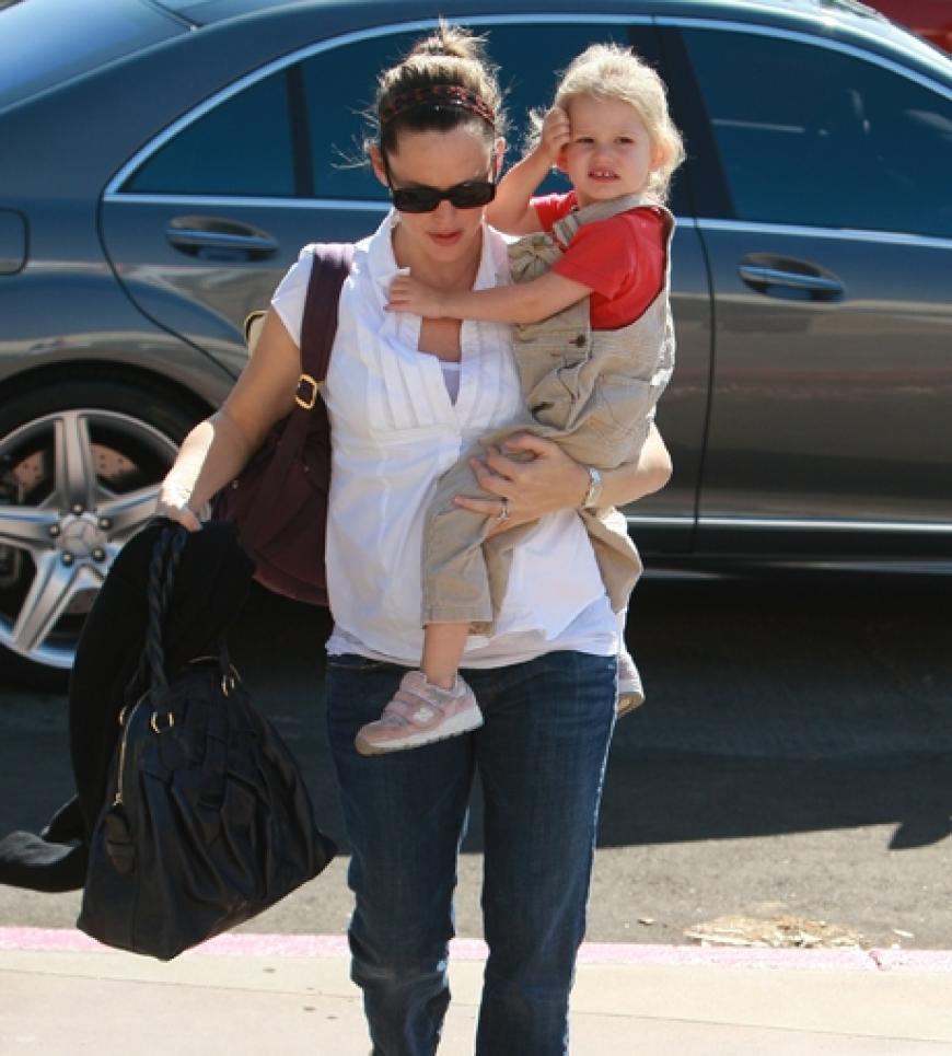 Violet und Jennifer Garner