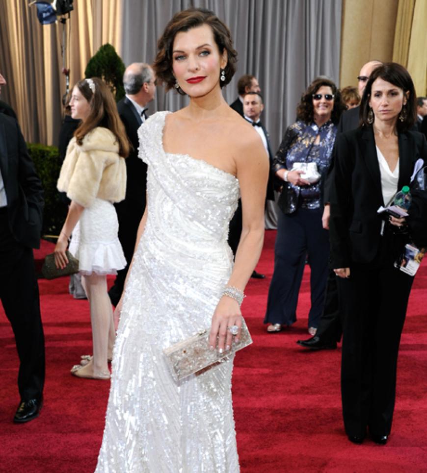 Milla Jovovich in Elie Saab Couture