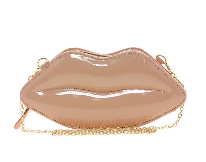 Kussmund-Tasche über asos.de, ca. 40 Euro