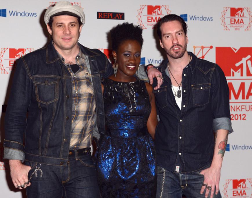 The BossHoss mit der Siegerin von