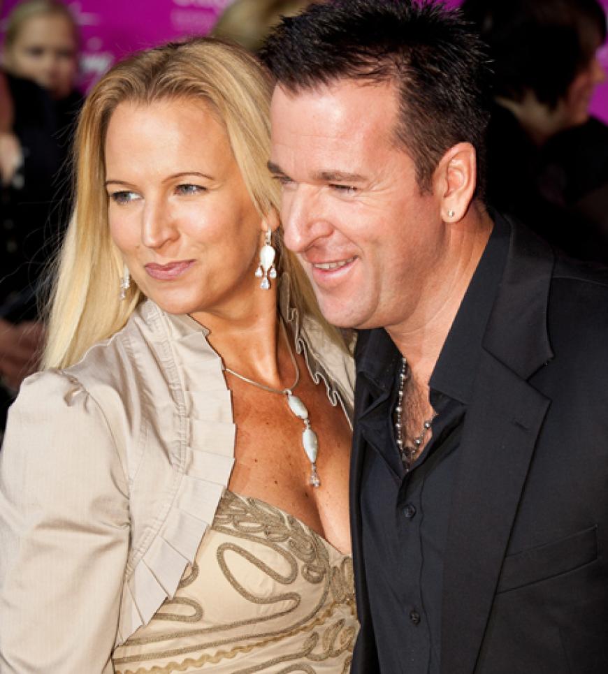 Schlager-Star Michael Wendler mit Partnerin Claudia
