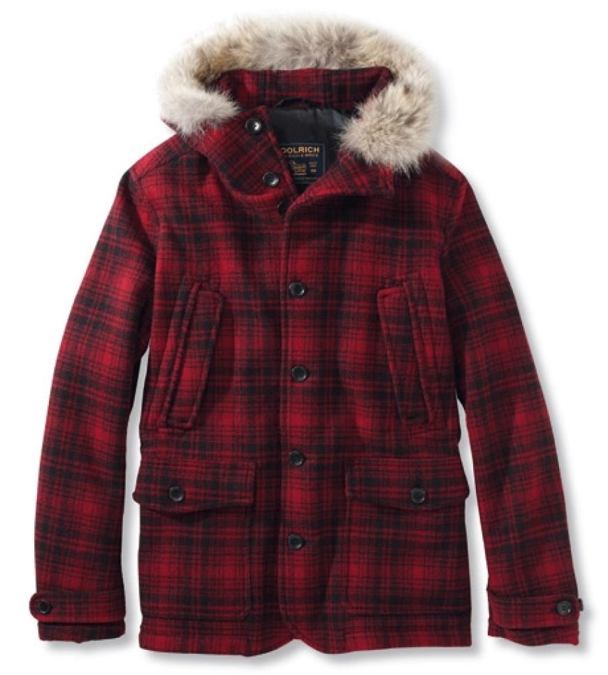 Kuschelig war hält dieser Parka aus Wolle von Woolrich, ab 689 Euro