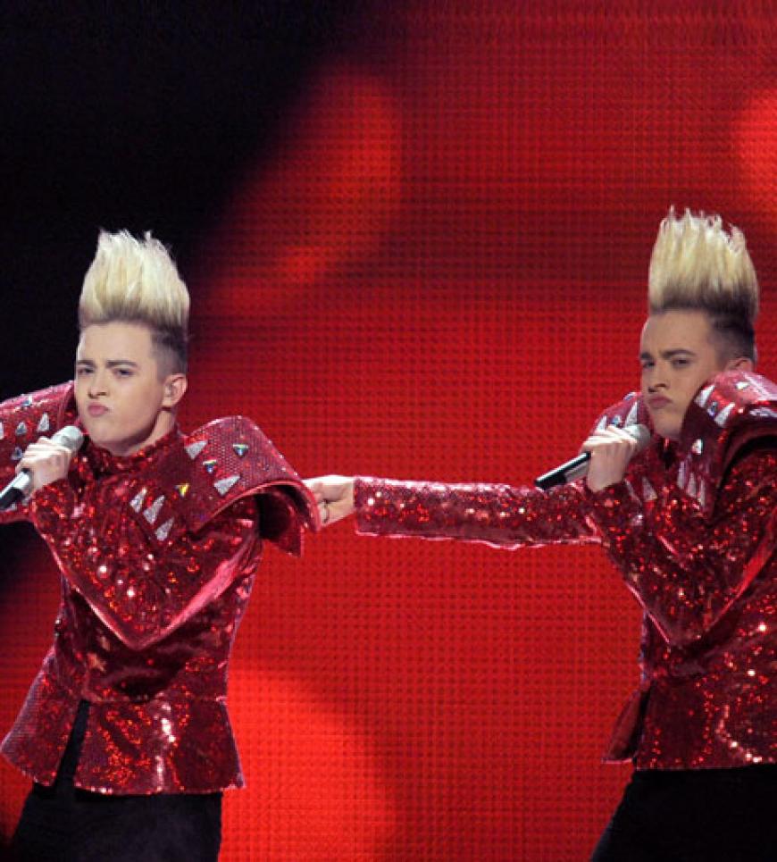 Die verrückteste und aufgedrehteste Show des Abends lieferten definitiv die Zwillinge John und Edward Grimes alias