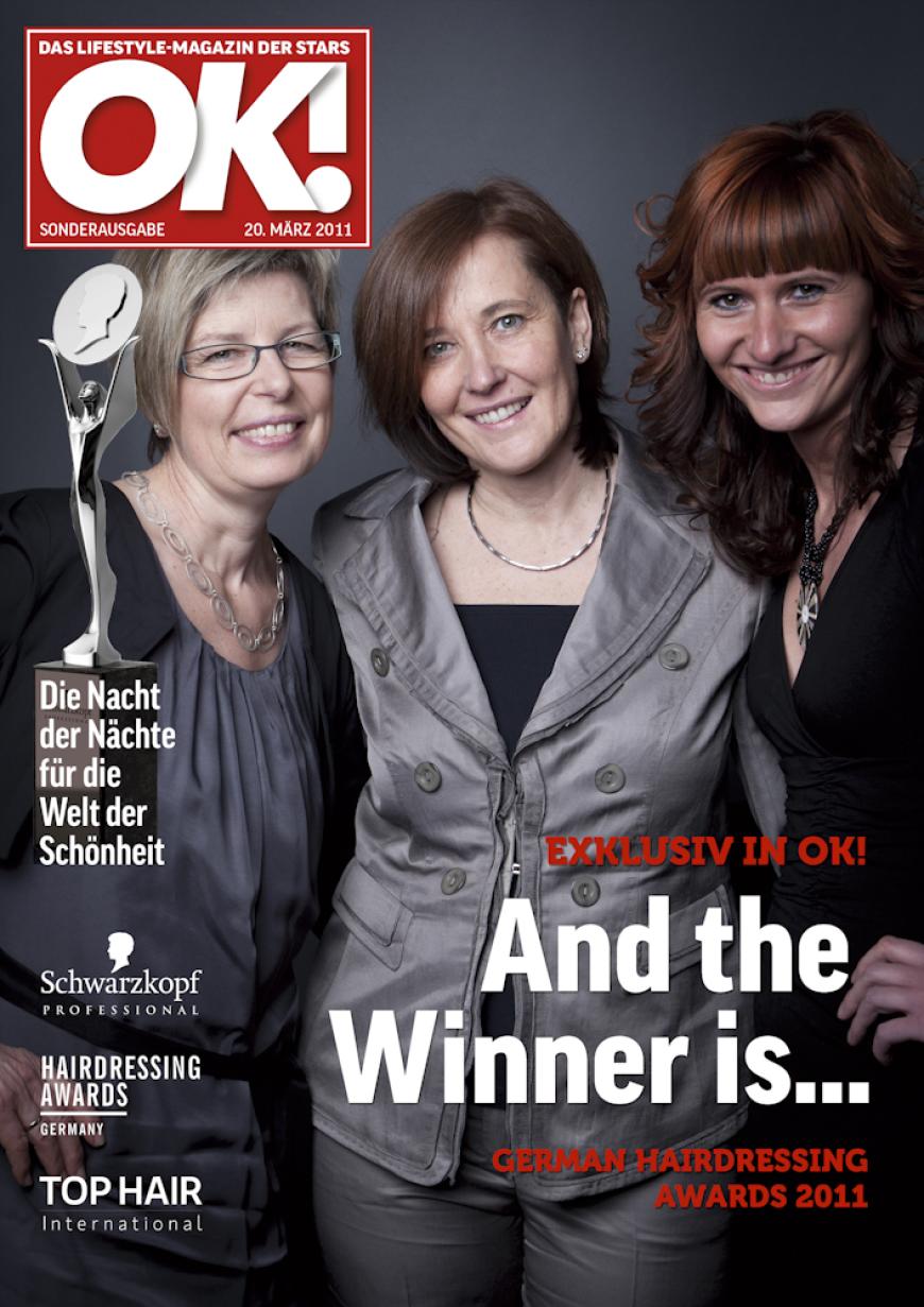 Einmal im Leben das Cover der OK! zieren! Für die Gäste des „German Hairdressing Award 2012“ wurde dieses Traum Wirklichkeit. Jeder Gast des Gala-Abends konnte an einem persönlichen OK! Fotoshooting teilnehmen - und die tollen Ergebnisse sehen Sie hier! Viel Spaß beim Durchklicken!