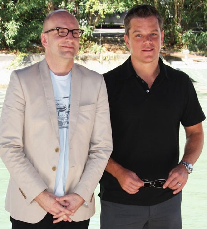Schauspieler Matt Damon und Regisseur Steven Soderbergh stellen ihren Film