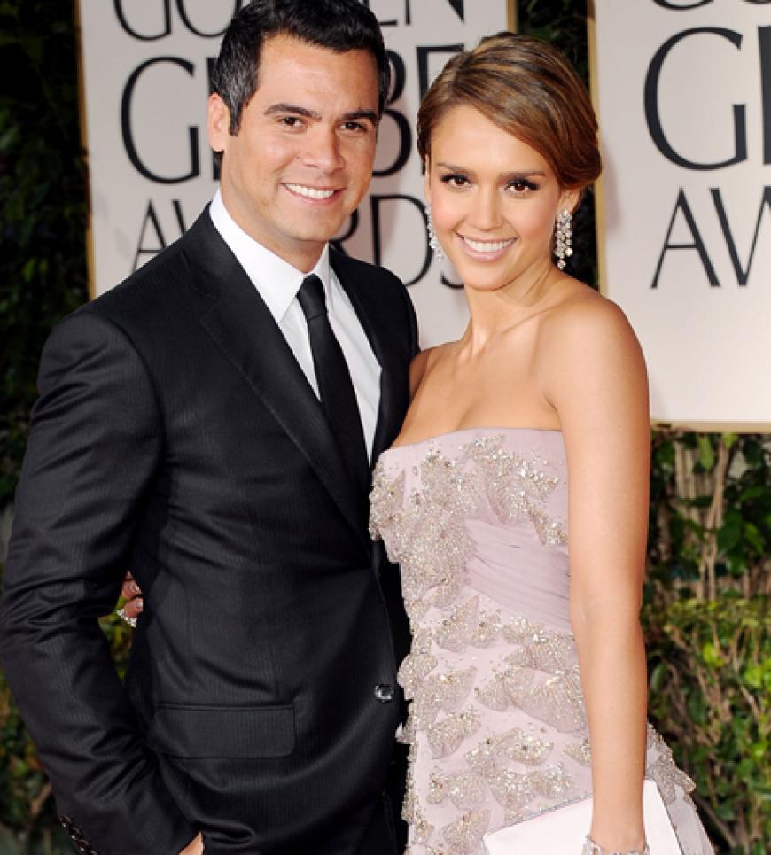 Zeigten sich ganz verliebt: Schauspielerin Jessica Alba und ihr Ehemann Cash Warren