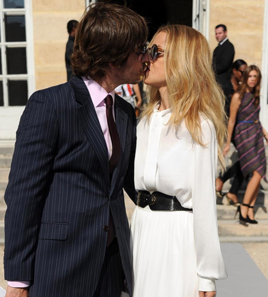 Paris, die Stadt der Liebe! Rodger Berman und Rachel Zoe küssten sich