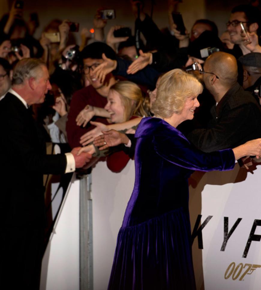 Prinz Charles und Ehefrau Camilla zeigten sich ganz volksnah