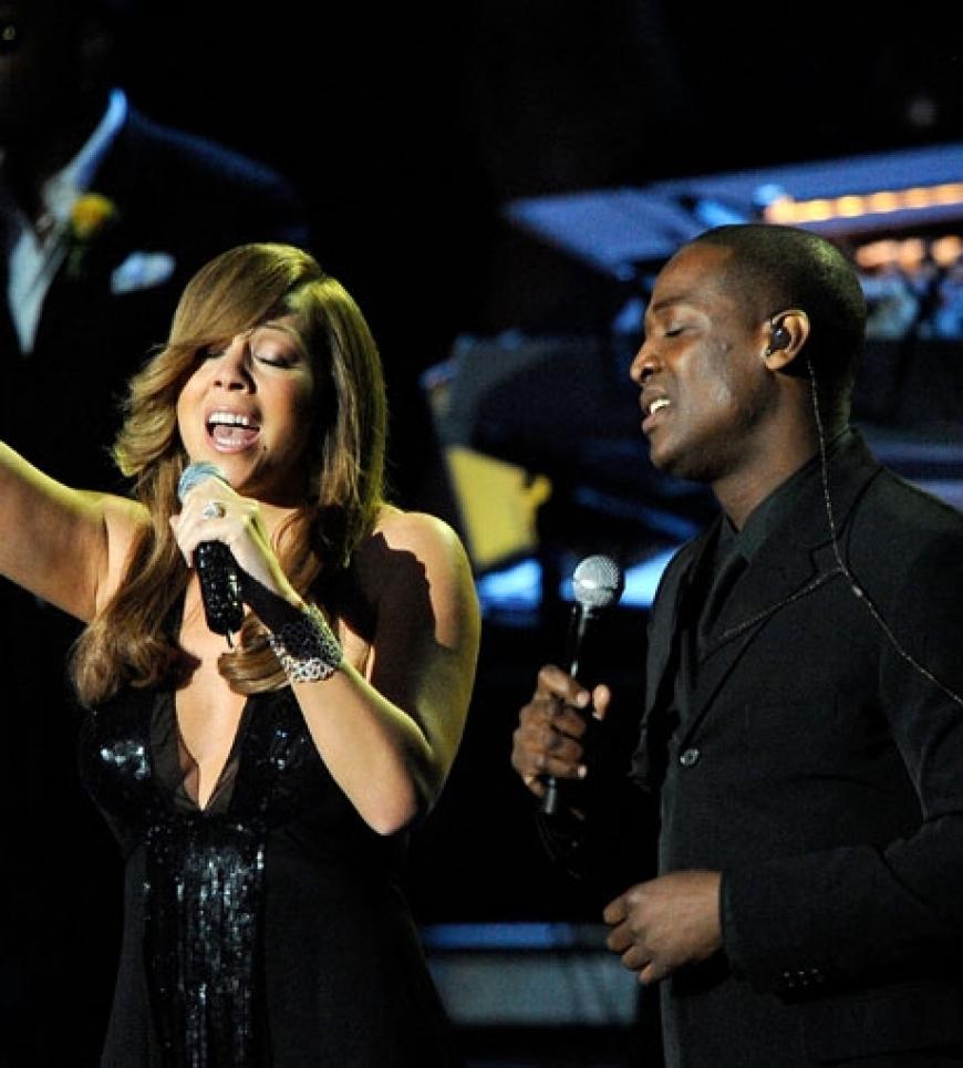Ein bewegender Moment: Mariah Carey singt mit Trey Lorenz den Song