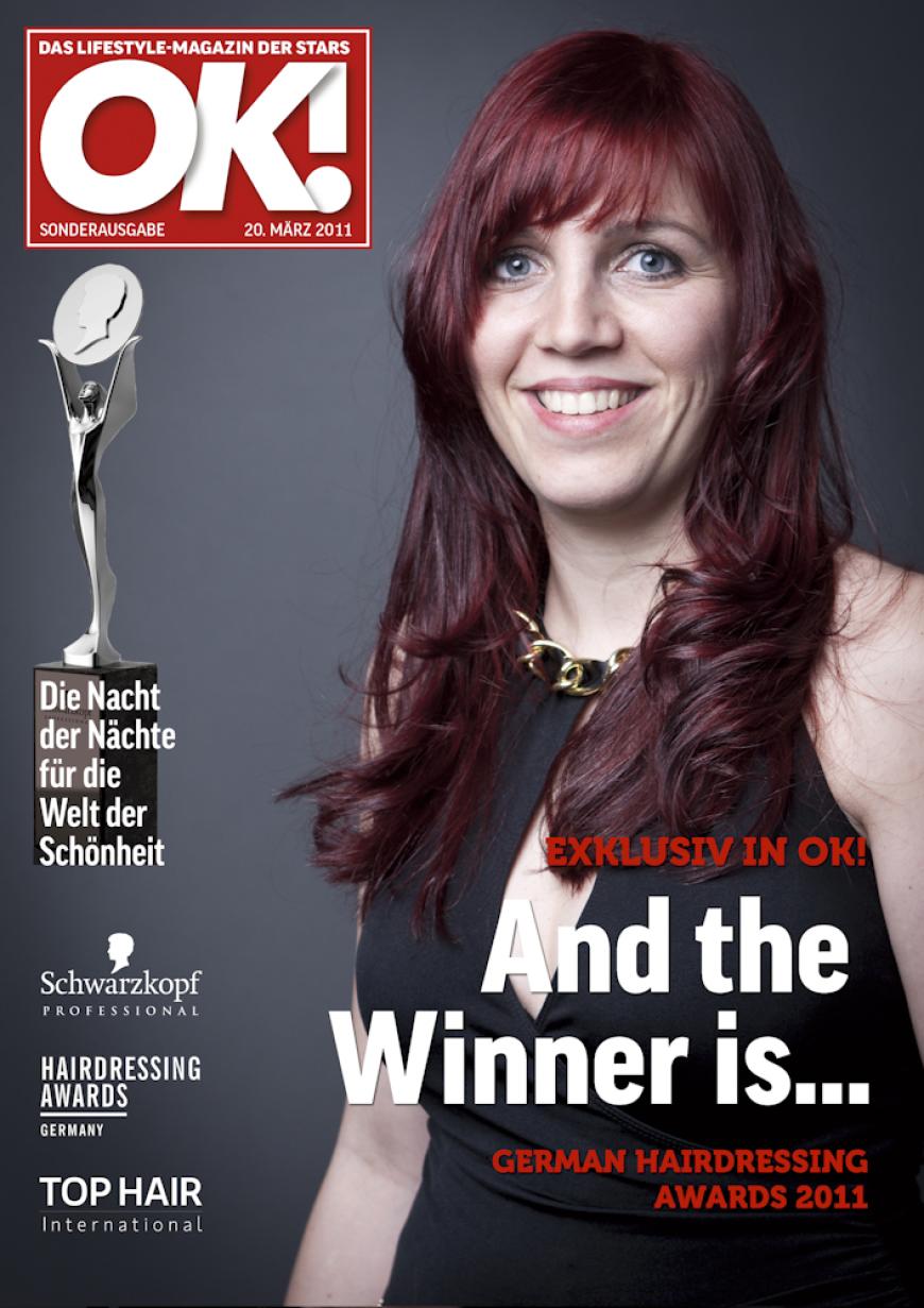 Einmal im Leben das Cover der OK! zieren! Für die Gäste des „German Hairdressing Award 2012“ wurde dieses Traum Wirklichkeit. Jeder Gast des Gala-Abends konnte an einem persönlichen OK! Fotoshooting teilnehmen - und die tollen Ergebnisse sehen Sie hier! Viel Spaß beim Durchklicken!