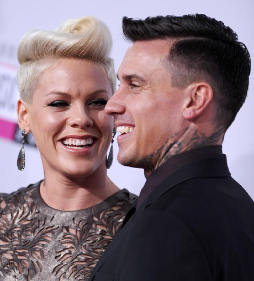 Glücklich verliebt: Pink und ihr Mann Carey Hart im November 2012 in L.A.