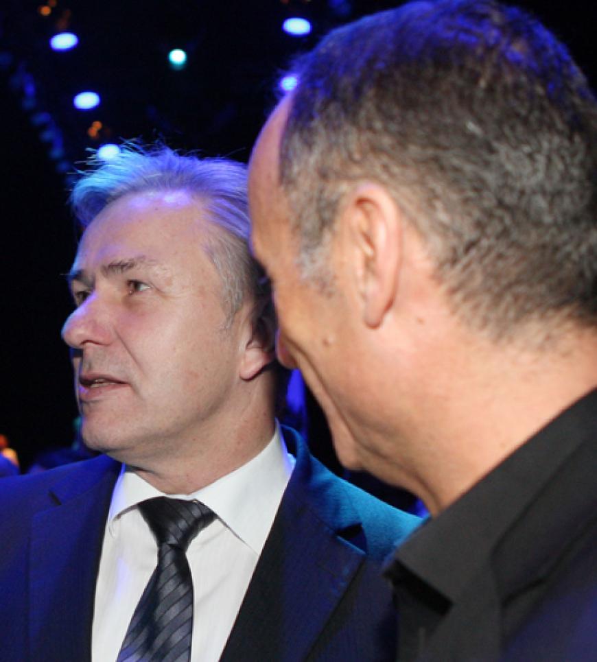 Ehrensache: Berlin Regierender Bürgermeister Klaus Wowereit besuchte die Show von Alexandra Kiesel