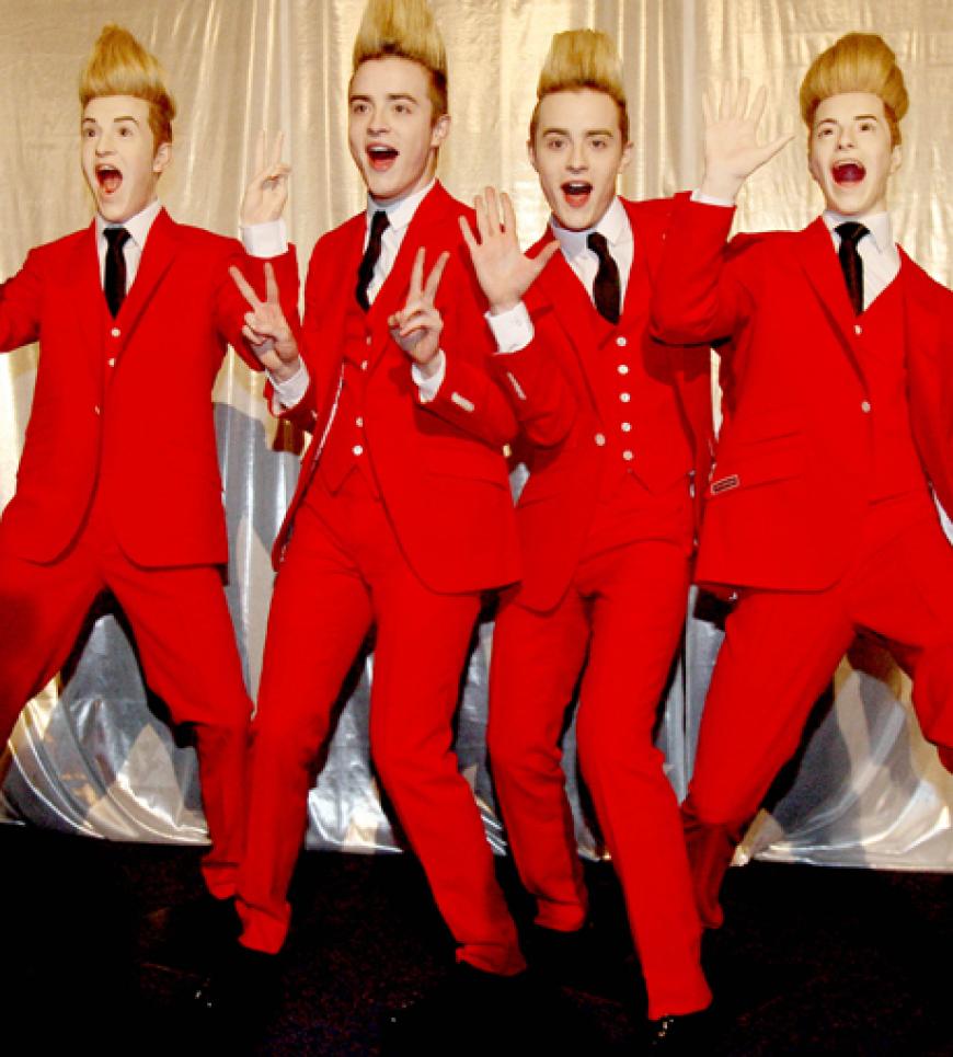 HILFE!!!! Die irren irischen Zwillinge von Jedward sind jetzt Vierlinge