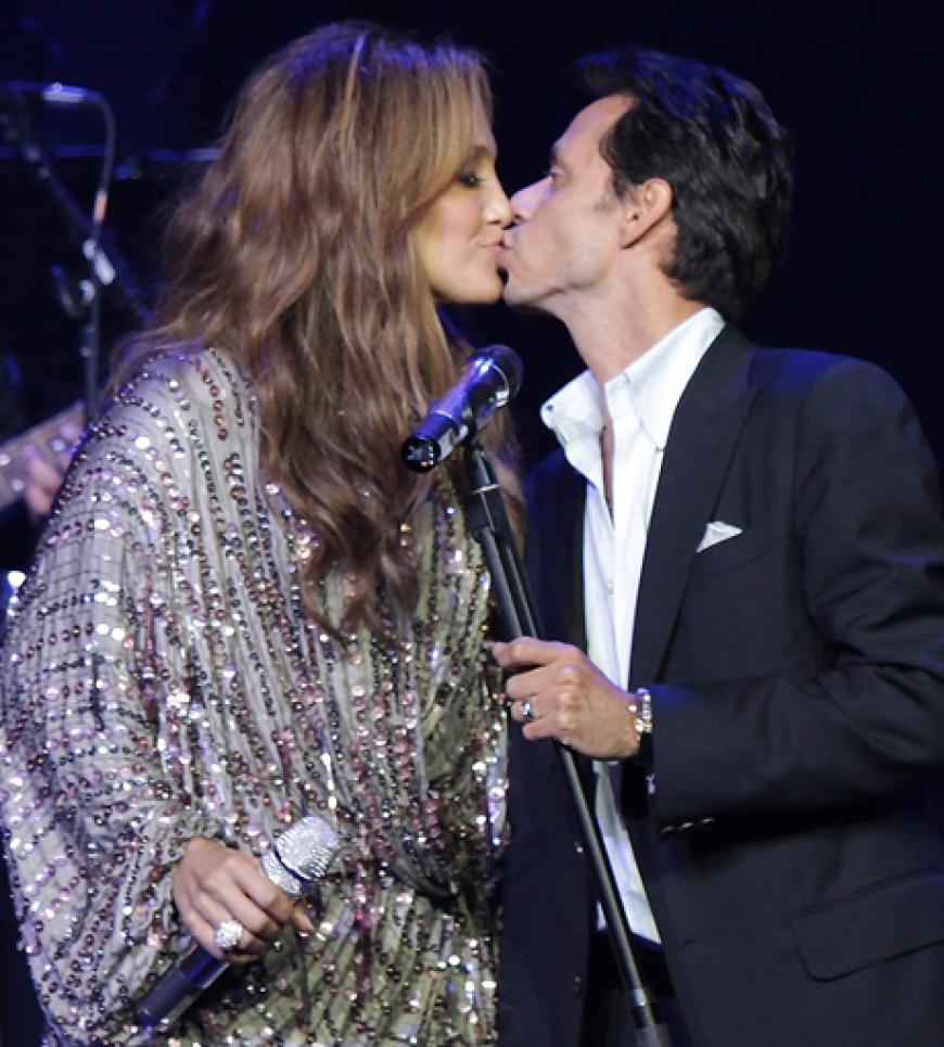 Heiß, heißer Jennifer Lopez: Gemeinsam stand sie immer wieder mit ihrem Marc auf der Bühne