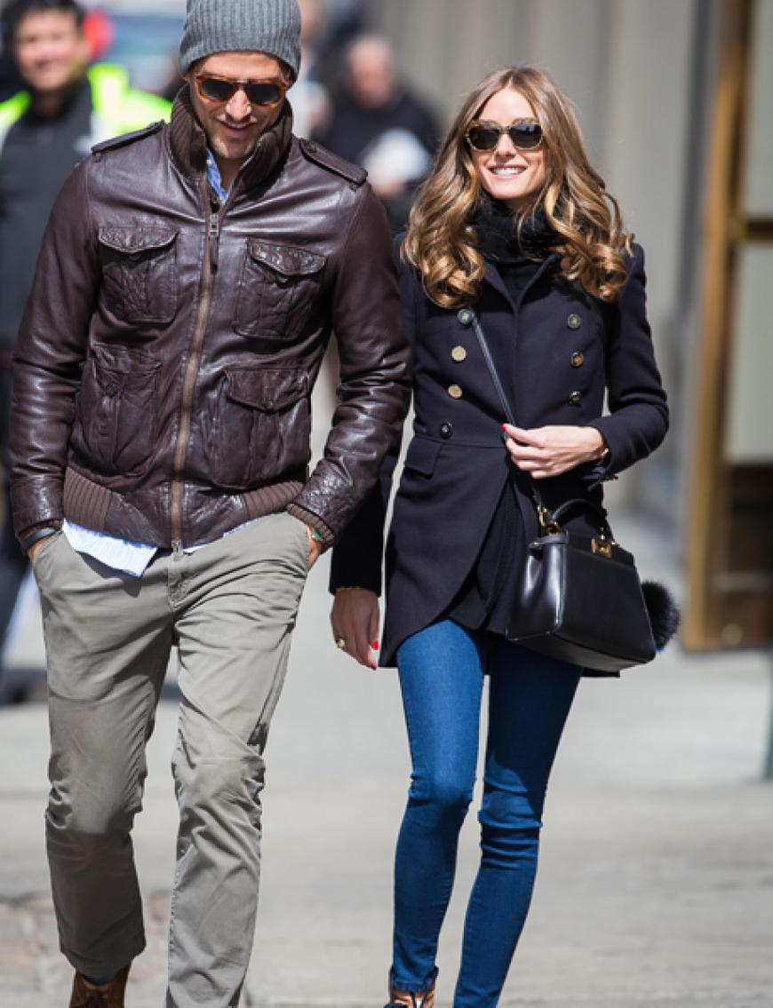 Ganz leger - und trotzdem immer wieder ein Hingucker: Johannes Huebl und Olivia Palermo in ihrer Heimatstadt New York
