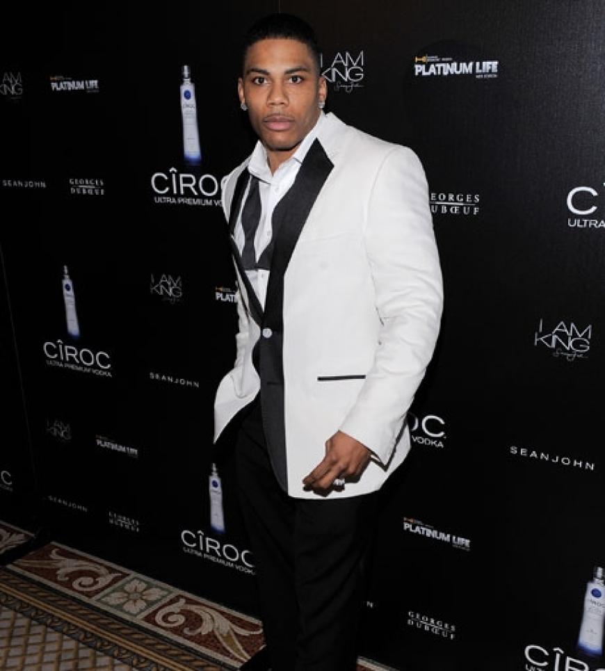 Nelly hat sich extra in Schale geworfen
