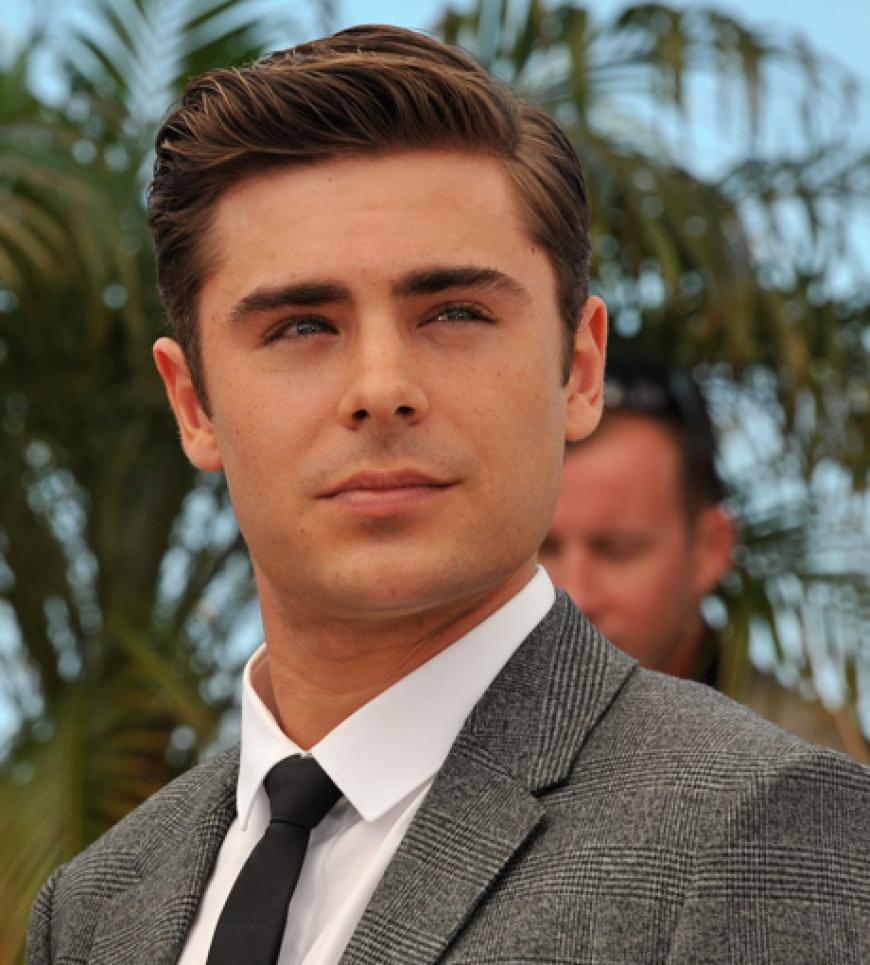 Strahlend blaue Augen unter Palmen: Zac Efron