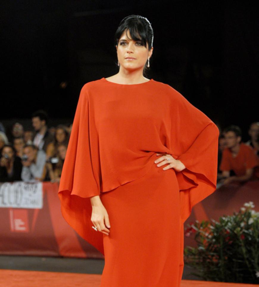 Auch abends wählte die Schauspielerin eine tolle Robe - diese war von Lanvin