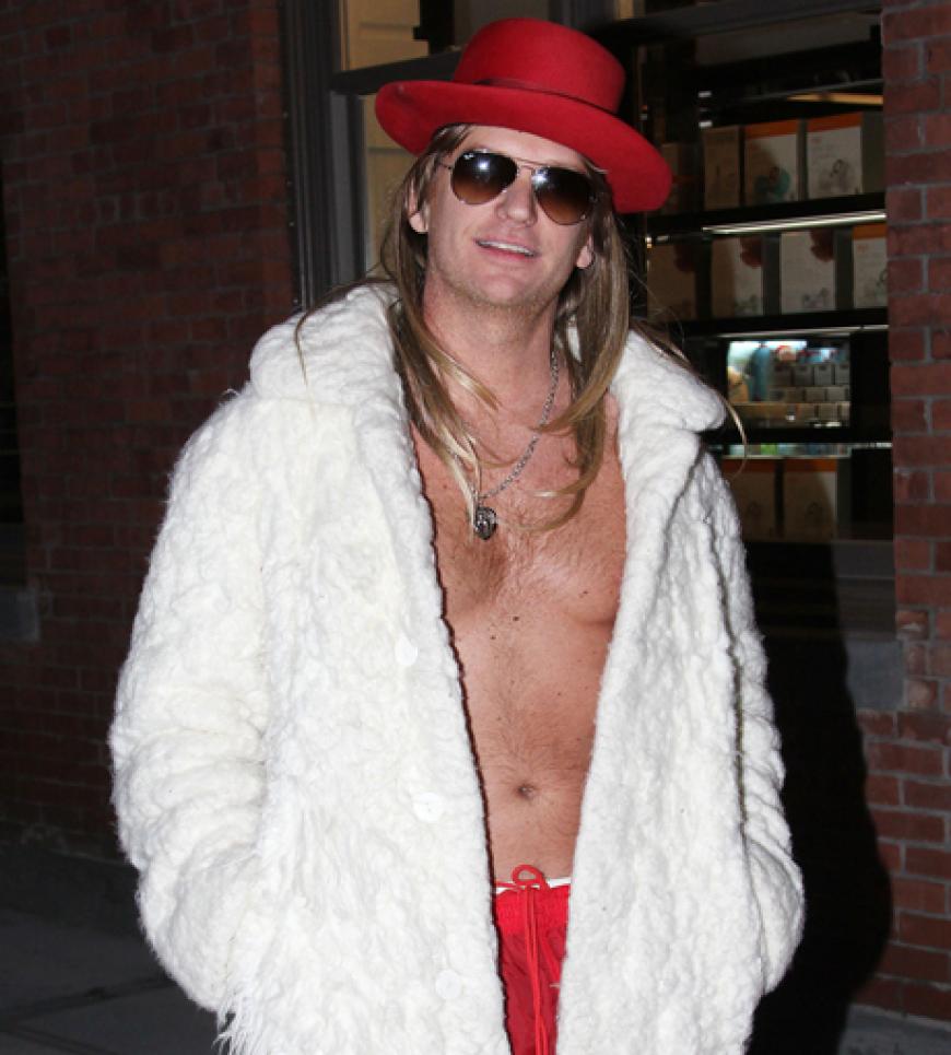 Und auch diese Verkleidung kommt uns sehr bekannt vor: Ein Gast kam als Kid Rock