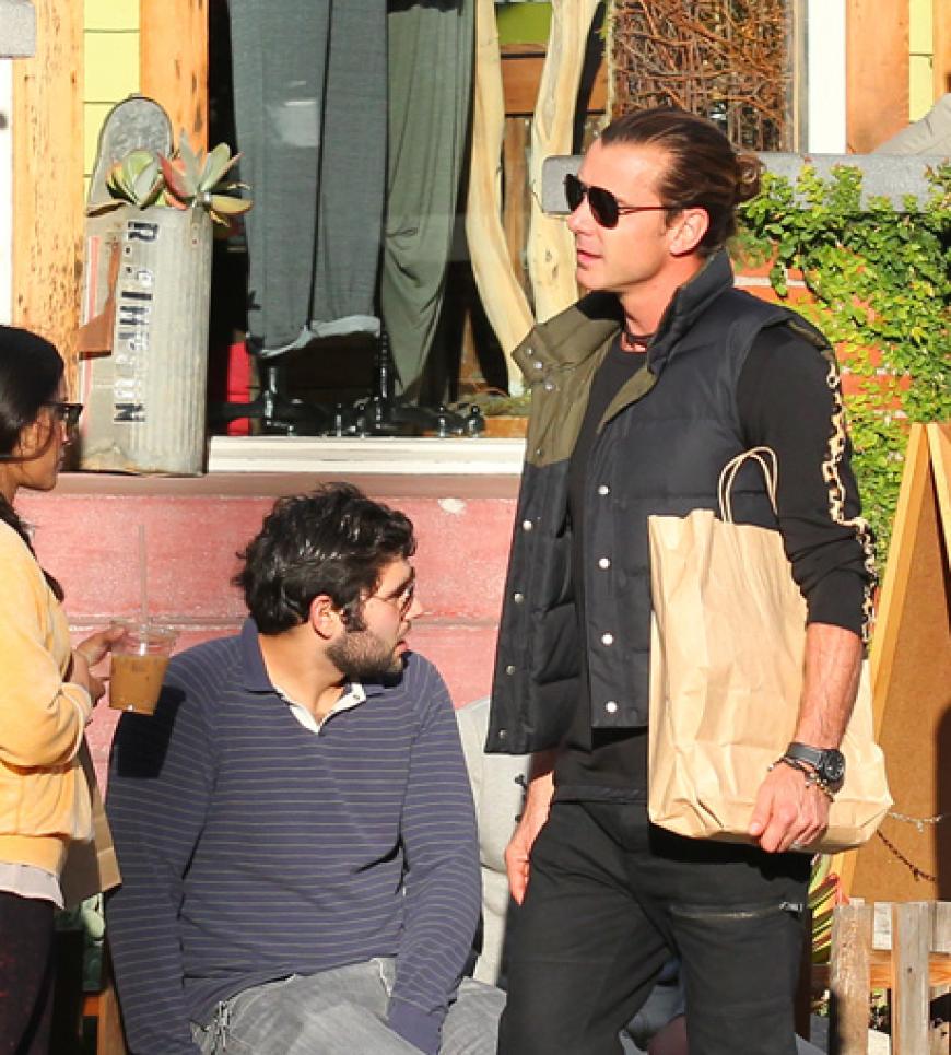 Musiker Gavin Rossdale in Venice Beach beim Shoppen