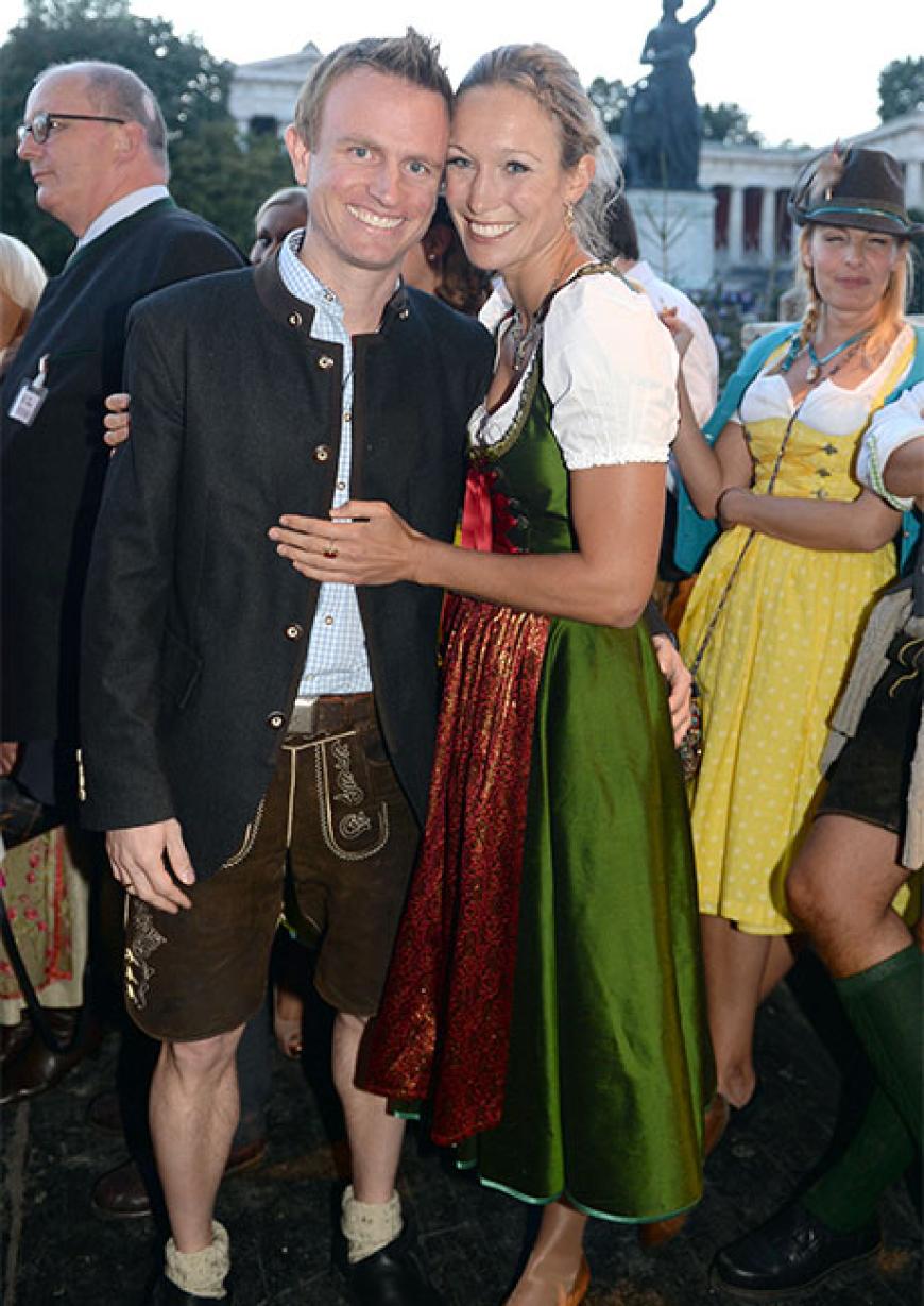 Kickboxerin Christine Theiss und ihr Mann Hans´