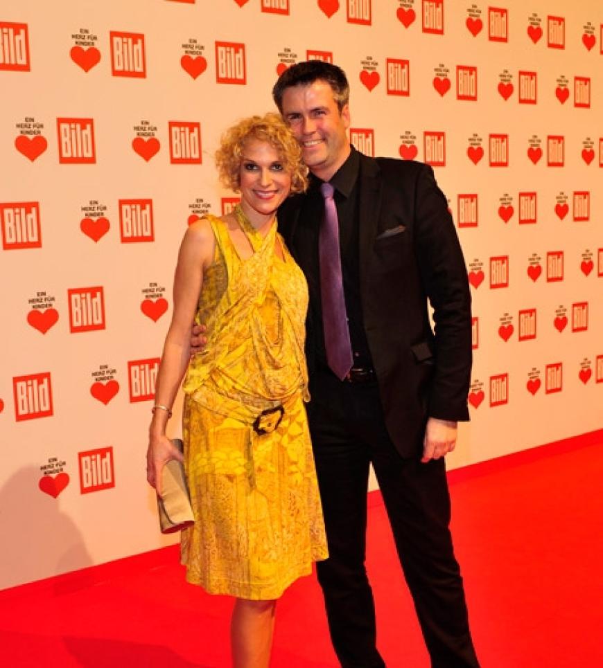 Schauspielerin Heike Kloss brachte ihren Ehemann Harald Braun mit