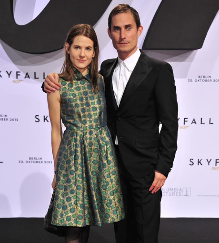 Aino Laberenz mit Clemens Schick, der selbst schon einmal einen