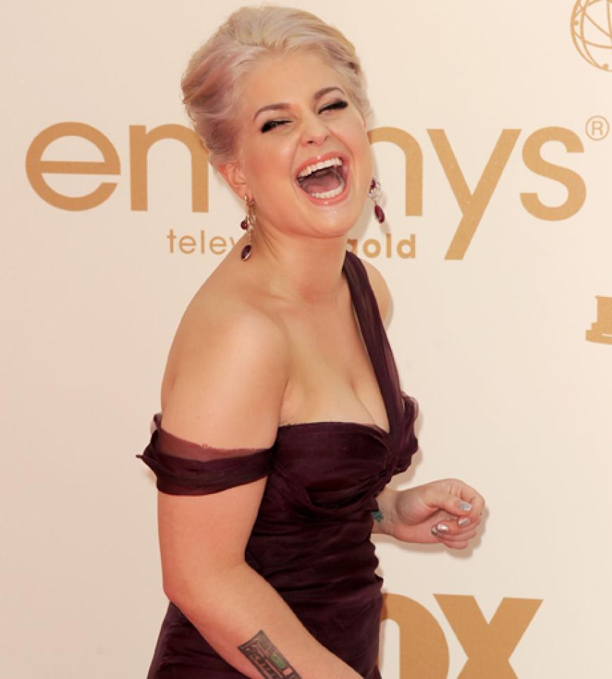 Sah super aus und hatte gut lachen: Kelly Osbourne