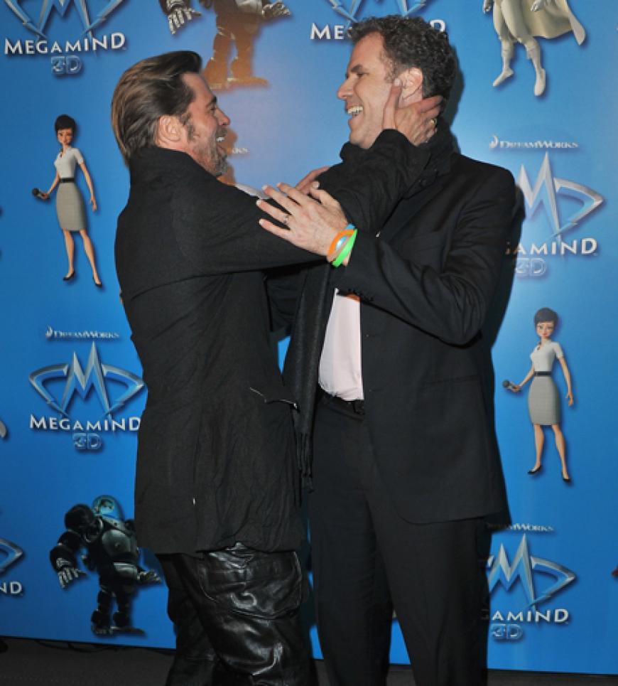 Neid? Von wegen! Brad Pitt und Will verstehen sich bestens