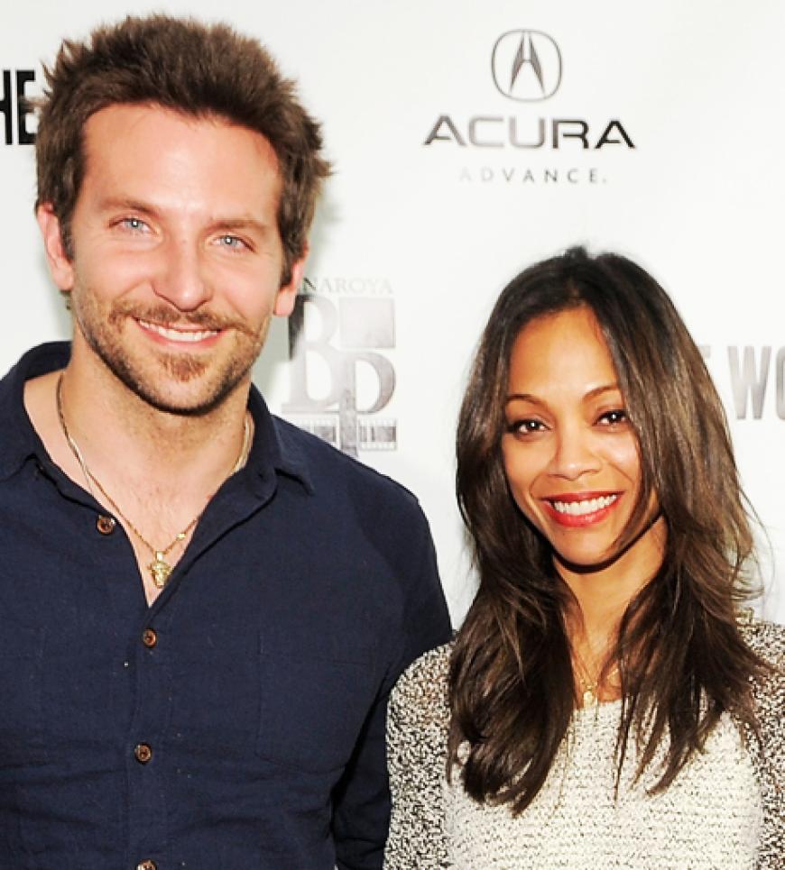 Bradley Cooper & Zoe Saldana verbrachten einen netten Abend
