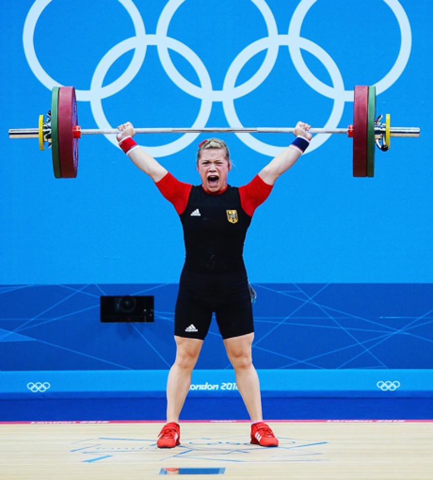 Für Gewichtheberin Christin Ulrich reichte es nicht für eine Medaille, aber für 13. Platz der 58-kg-Klasse mit 207 kg (93 kg + 114 kg)