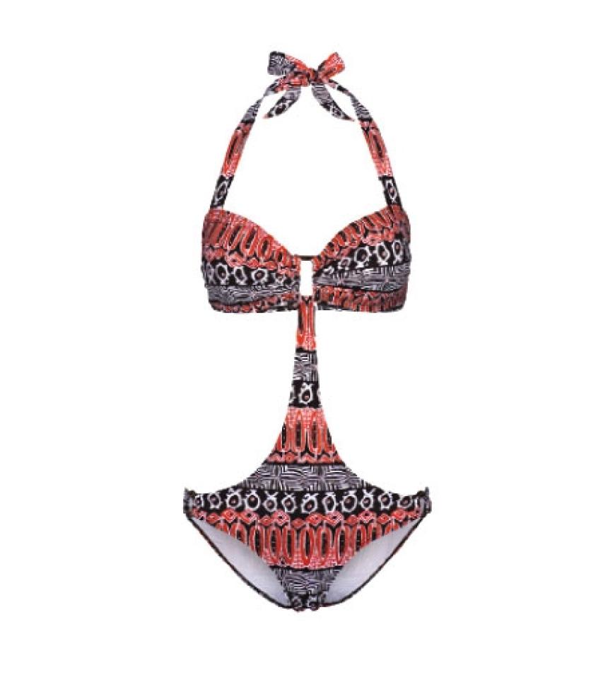 Badeanzug mit Ethno-Muster von
New Yorker, ca. 20 Euro