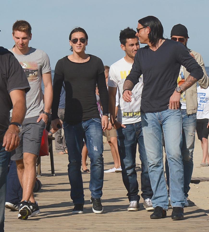 Freier Tag: Ron-Robert Zieler, Mesut Özil, Ilkay Gündogan und Tim Wiese