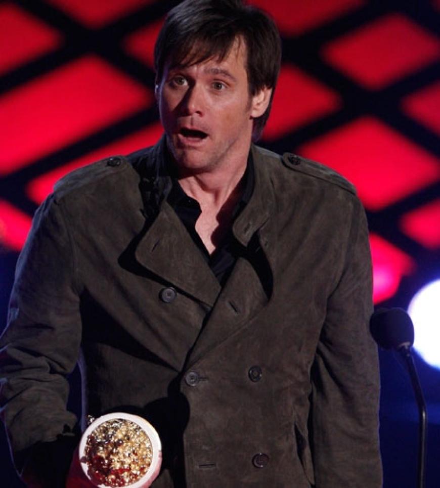 Jim Carrey bespaßt das Publikum