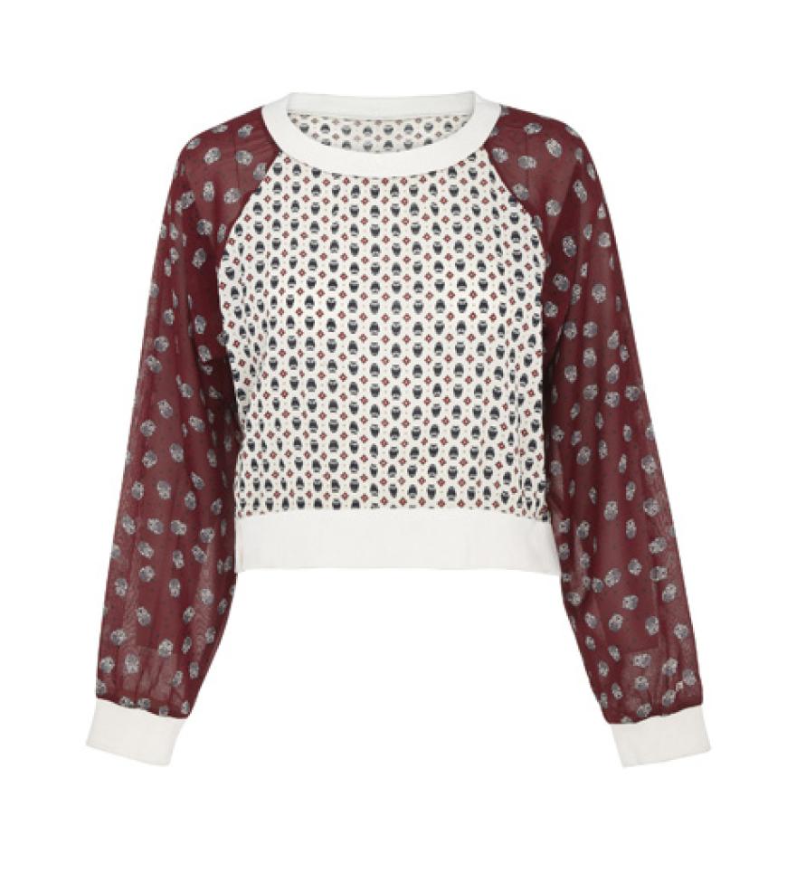 Mustermix für jeden Tag: Sweatshirt von River Island, ca. 35 Euro