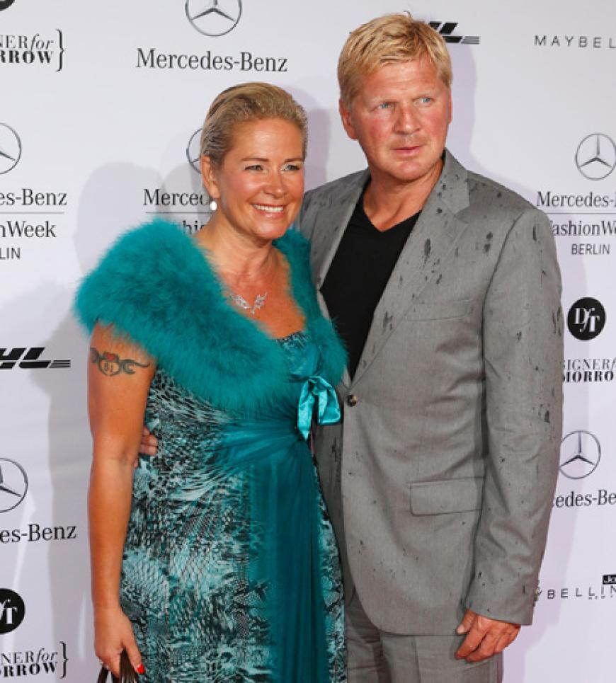 Stefan Effenberg mit seiner Frau Claudia besuchten die Show von Guido Maria Kretschmer