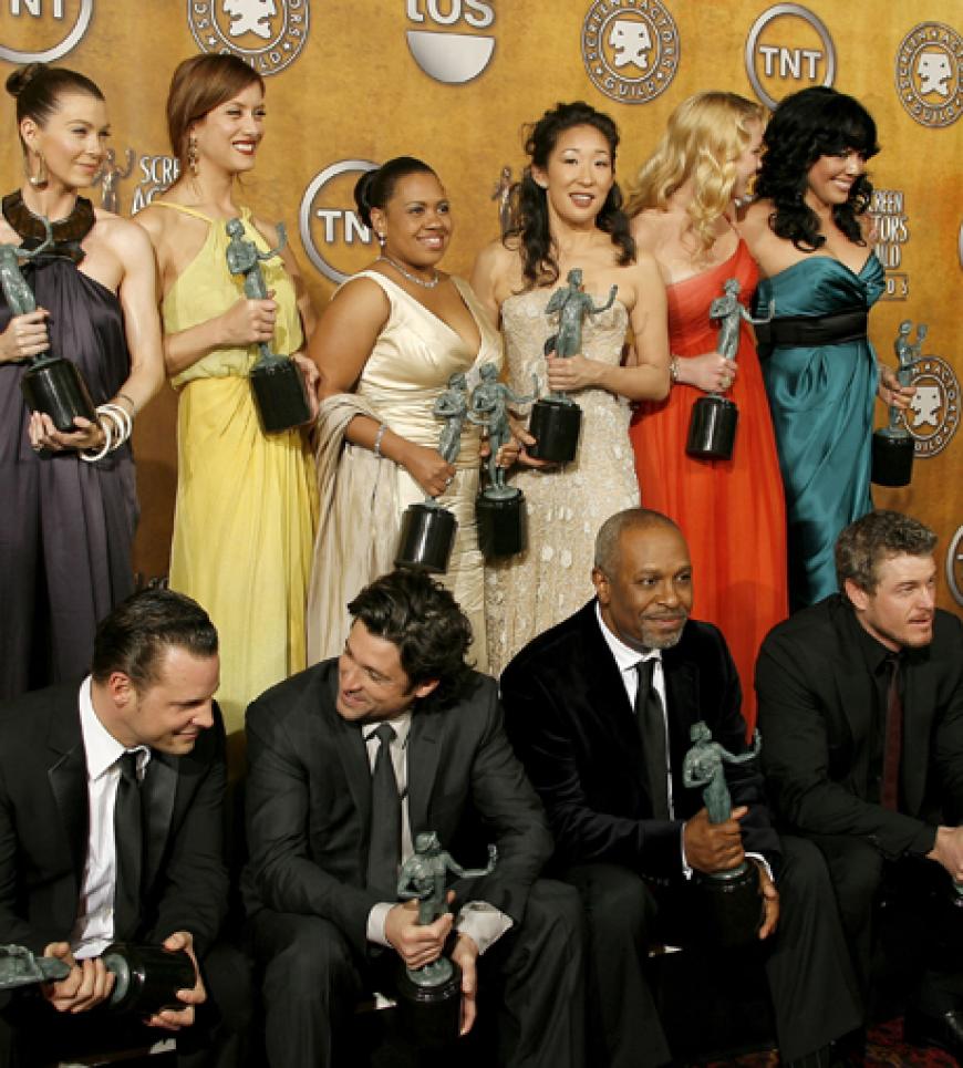 Eric Dane (u. r.) 2007 bei den Screen Actors Guild Awards mit den anderen Stars von