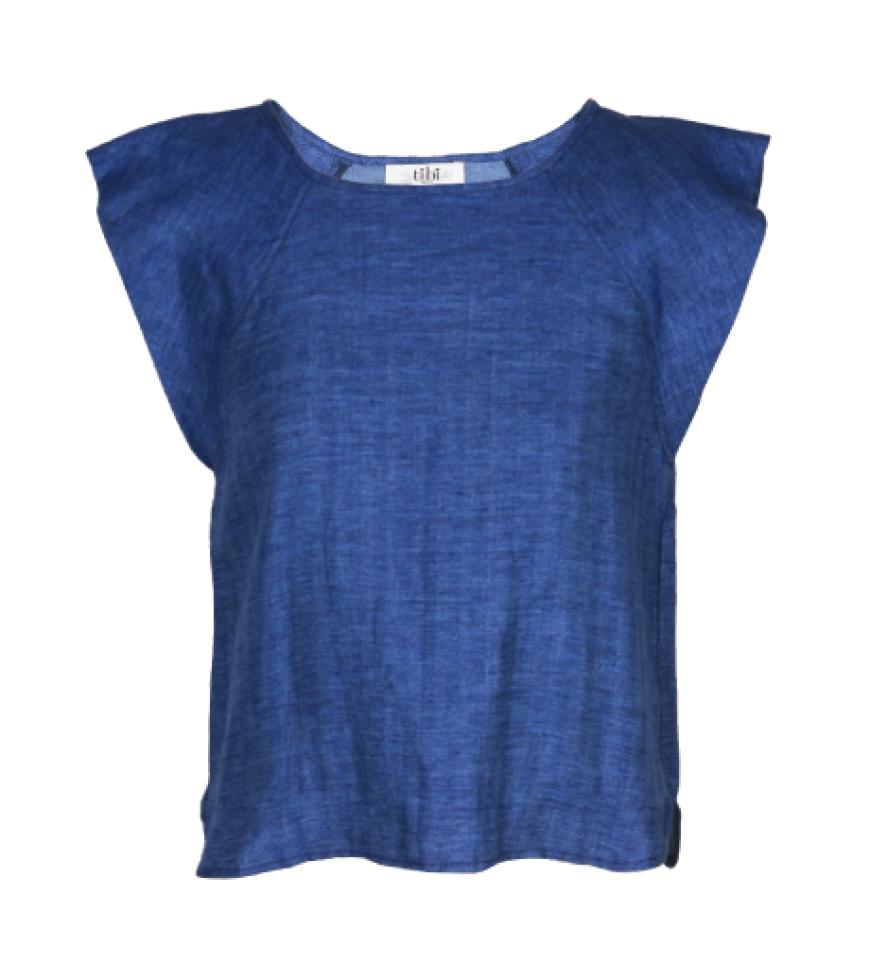 Top aus Leinen von Tibi, ca. 220 Euro 