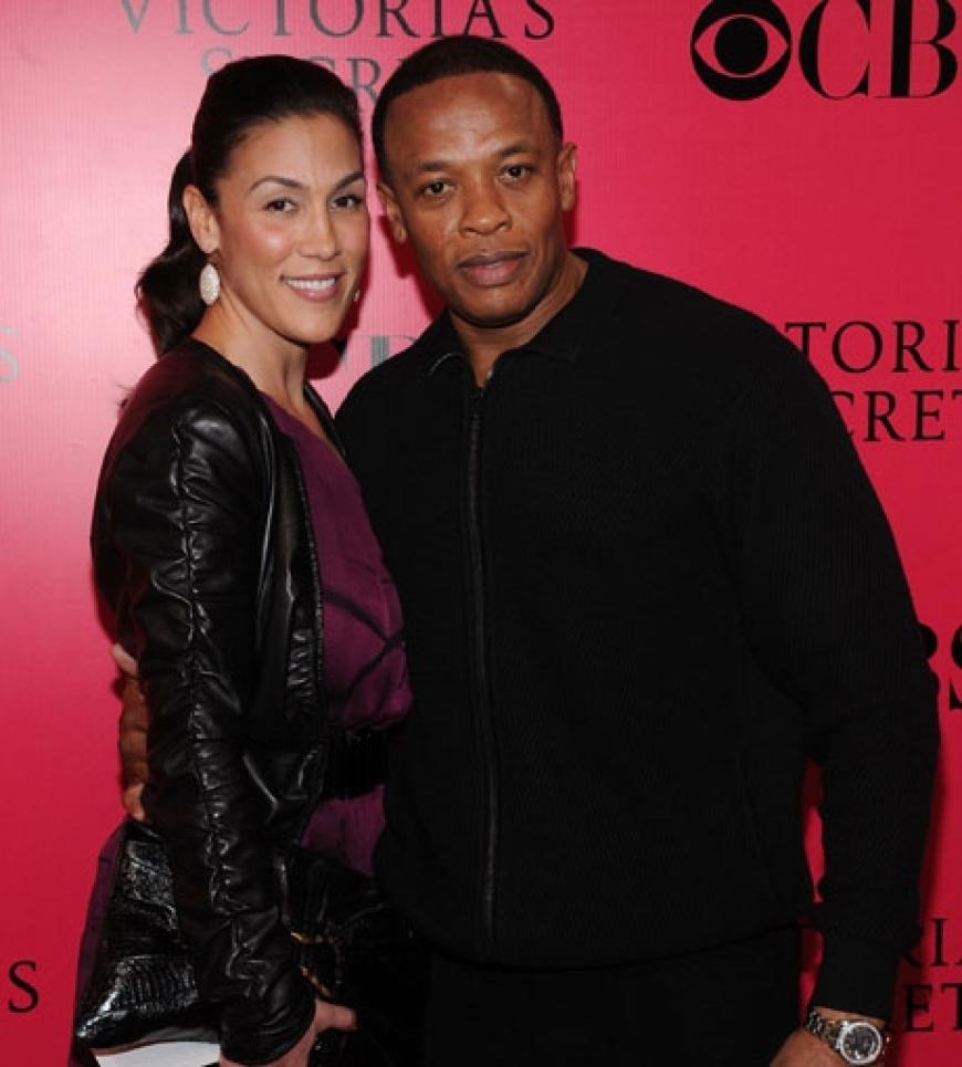 Dr. Dre kam gemeinsam mit seiner Ehefrau Nicole Young