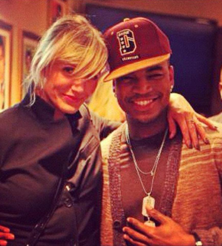 Prominenter Fan: Cameron Diaz schaute bei einem Konzert von Neyo vorbei